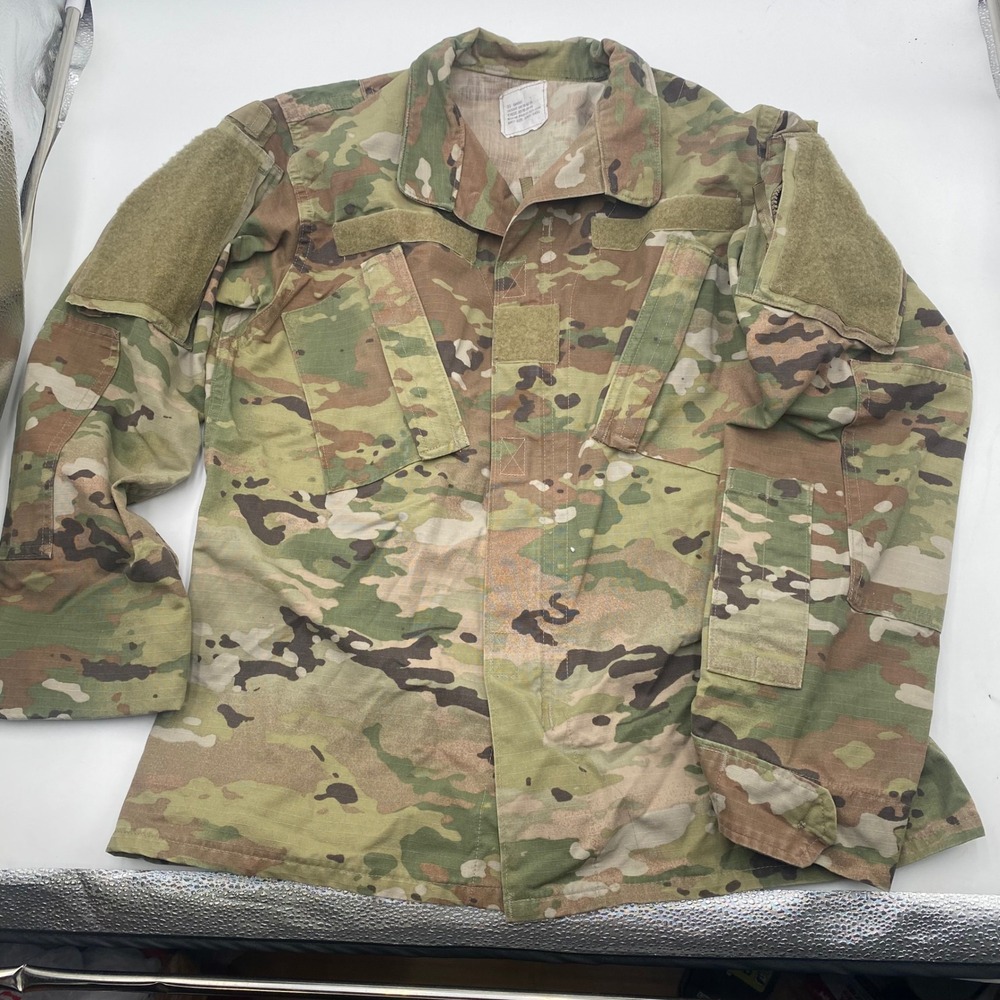 US ARMY scorpion OCP Multicam ACU Coat Female 33 Short Camo Tactical BDU blouse